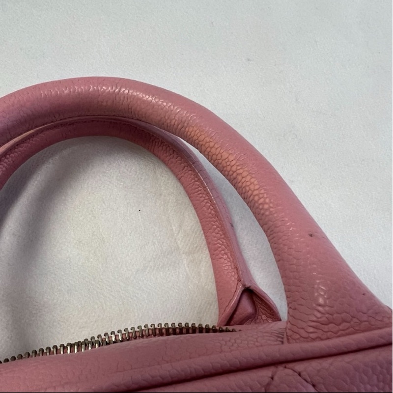 chanel vintage保齡球包-7