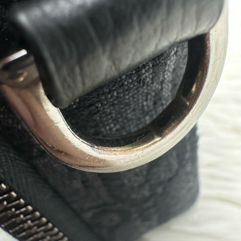 DIOR Oblique Jacquard 黑色相機包 斜肩包-10