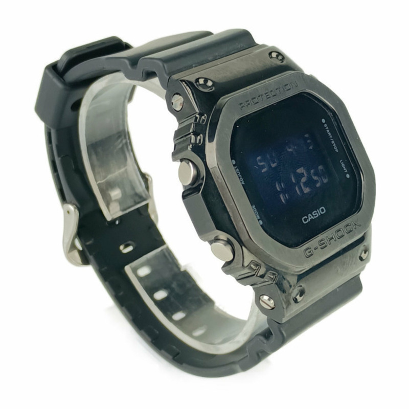 CASIO卡西歐手錶G-SHOCK GM-5600B-1JF黑色樹脂不銹鋼男式數位石英-2