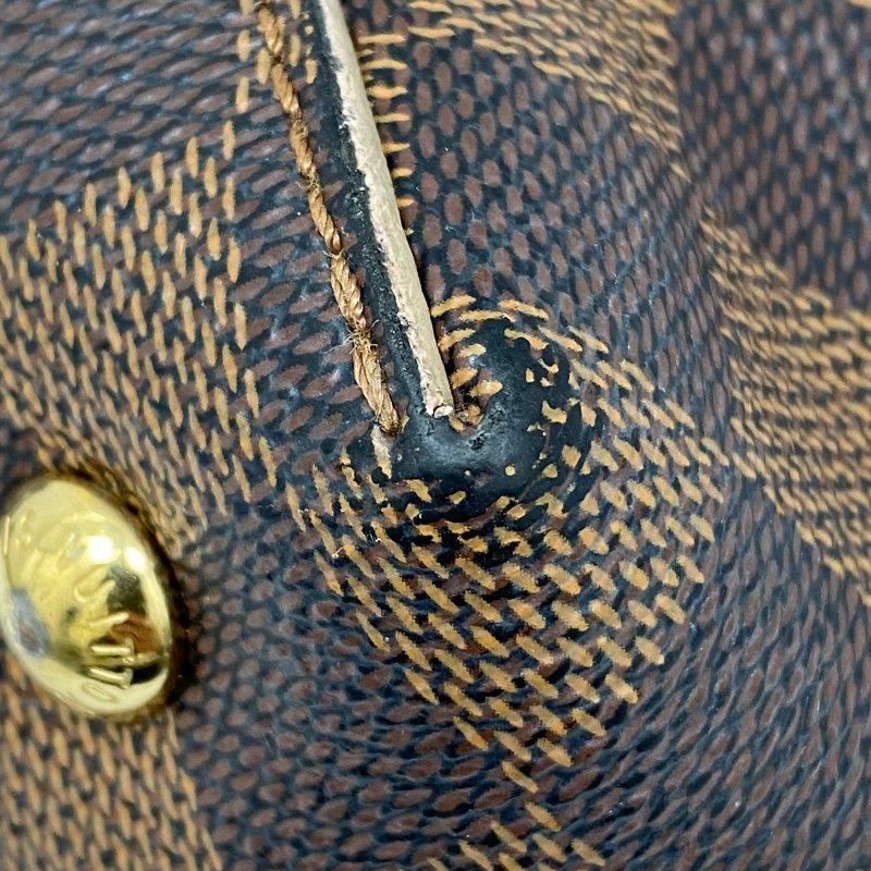 △ Louis Vuitton 路易威登 Caissa Brown Coated Canvas Damier Chain Shoulder Bag N41597 啡色塗層帆布經典棋盤格紋鏈條肩背袋 N41597 -257003565-8