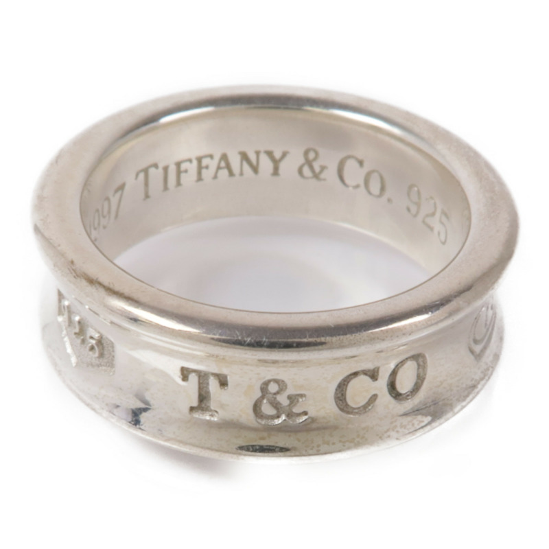 TIFFANY&CO 925純銀1837 Logo Sliver Ring戒指US#6-1