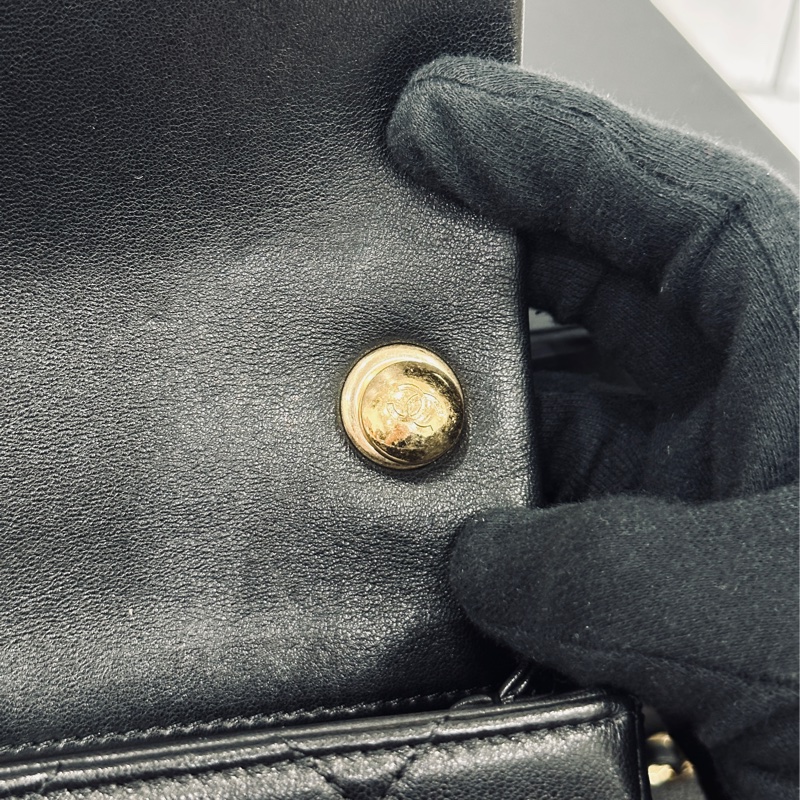 Chanel 23C 黑金手鐲方胖子限量款🈶購證 全配割愛🔥閒置品 包況新✨-35