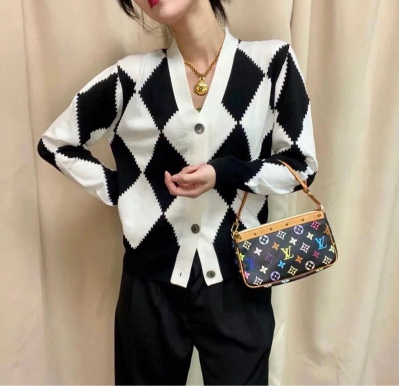 「JL精品代購」9新LV黑三彩 麻將包-1