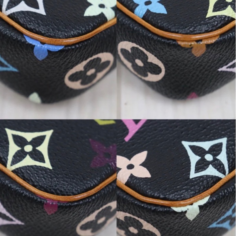 「JL精品代購」9新LV黑三彩 麻將包-7