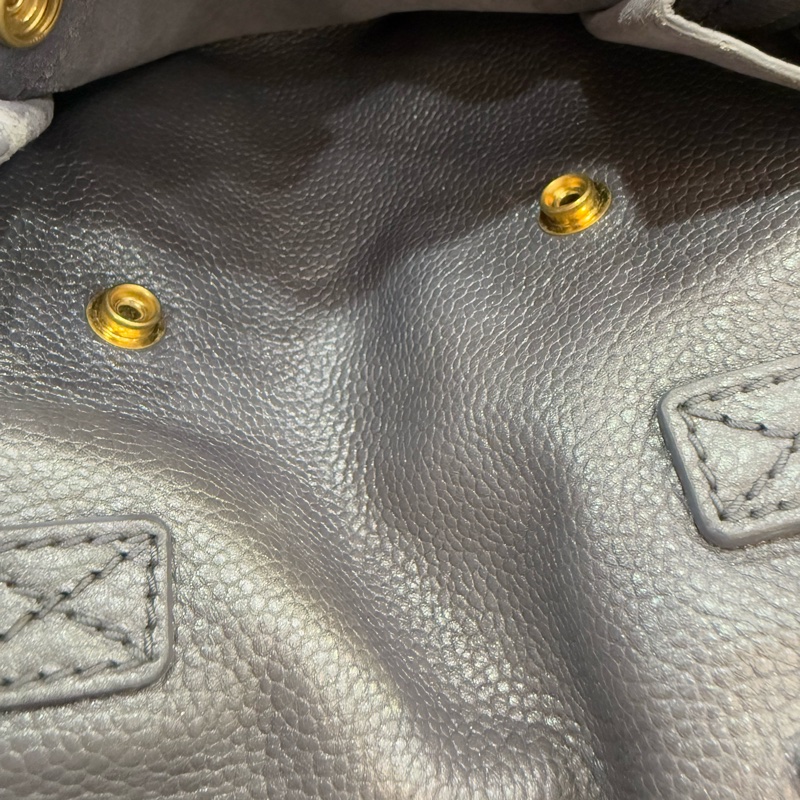 YSL 202649 燙金 皮革 古銅銀 DOWN TOWN 手提包 肩背包 購物包-22