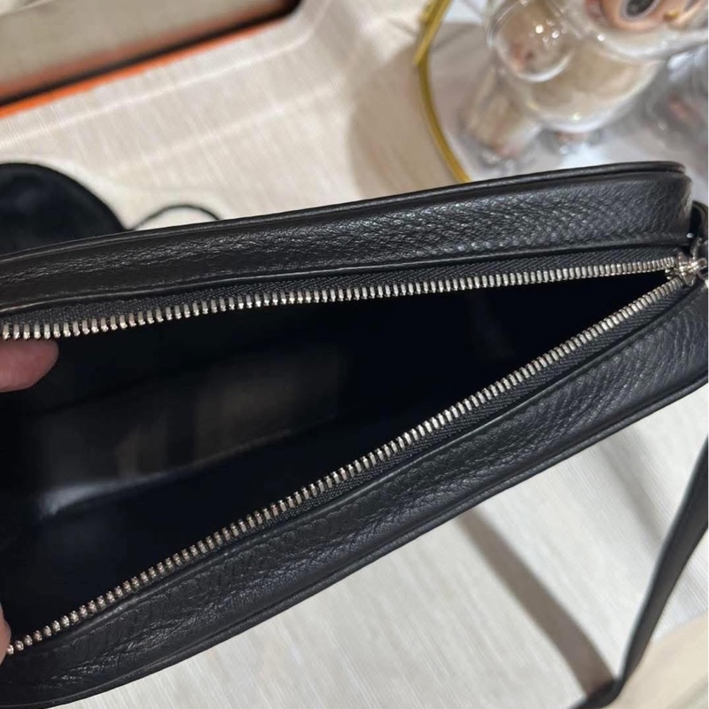 Balenciaga camera bag 黑色牛皮-3