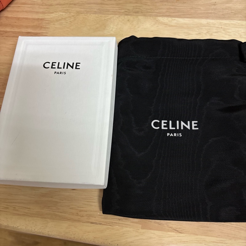 Celine灰色短夾-12