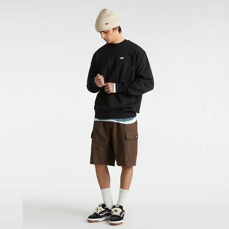 VANS - Felpa Style 76 II Black White - VN000P52 - BLACK/WHITE | size: M-4