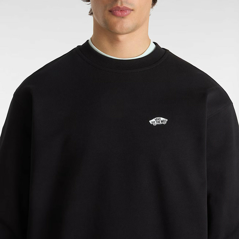 VANS - Felpa Style 76 II Black White - VN000P52 - BLACK/WHITE | size: L-5