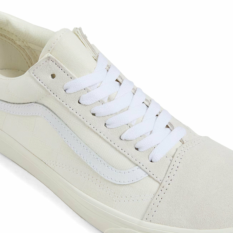 VANS - Sneakers Old Skool Mono Checkerboard White - VN000D5N - WHITE | size: 9.5-3