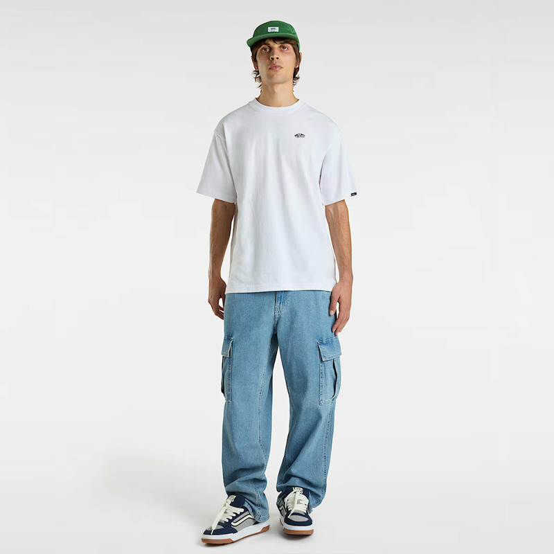 VANS - T-Shirt Style 76 II White Black - VN000P50 - WHITE/BLACK | size: XL-4