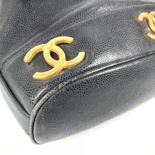 💝FuFu.Style ⟡.·* Chanel 魚子醬皮雙肩包-19