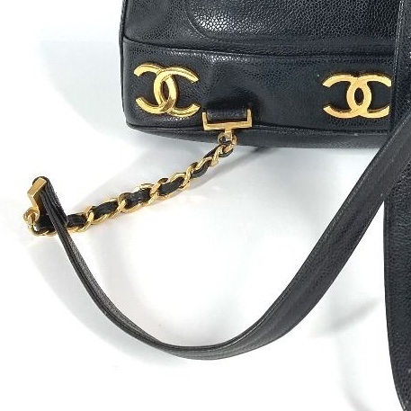 💝FuFu.Style ⟡.·* Chanel 魚子醬皮雙肩包-25