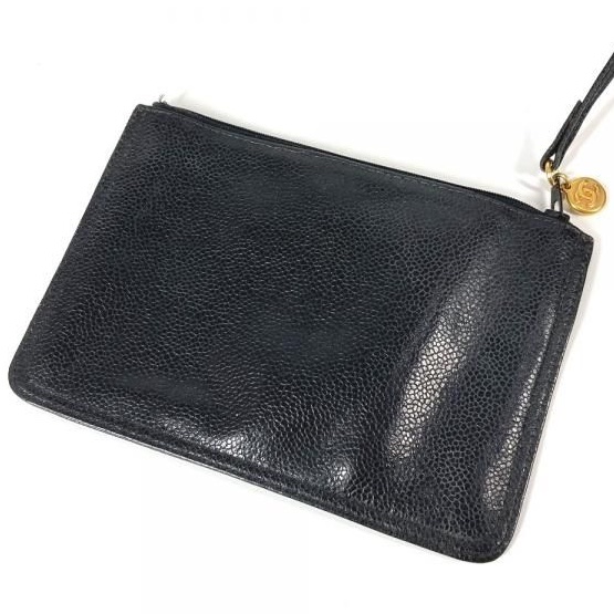 💝FuFu.Style ⟡.·* Chanel 魚子醬皮雙肩包-37