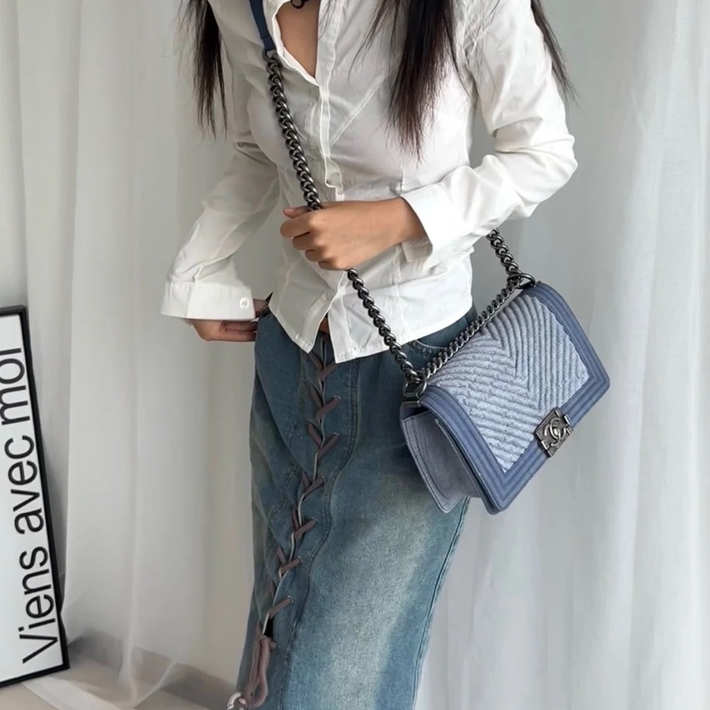 Chanel 牛仔Leboy-10