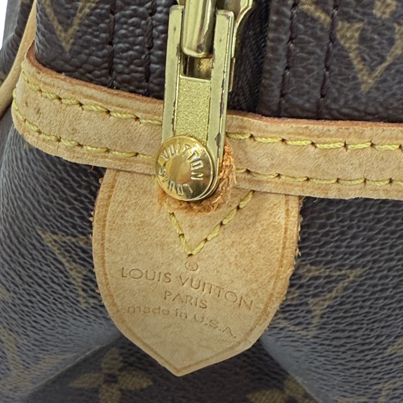 LOUIS VUITTON 棕色 PVC 經典老花 Monogram 保齡球包 M95565 肩背包-14