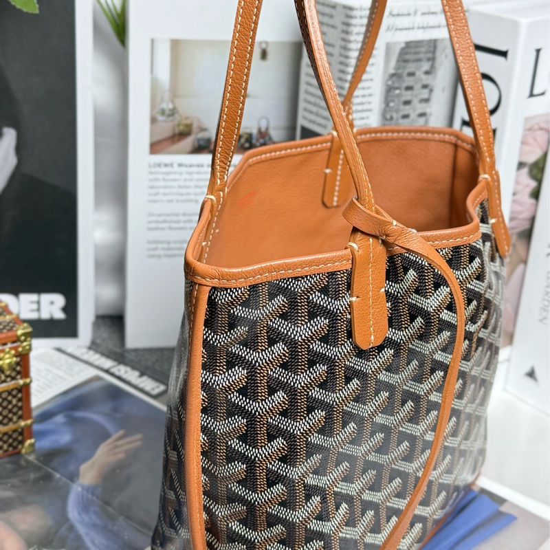 (保留)(激新 生日禮物🎁)Goyard mini tote 托特包 棕色-6