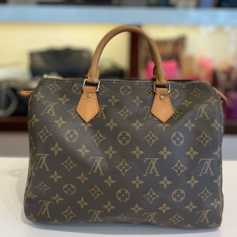 ▪️富貴選物FUGUEI▪️Louis Vuitton Speedy 30 老花手提包 M41526