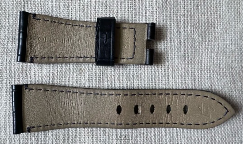 ✨支持安心購 / PANERAI 沛納海原廠錶帶 / 深藍色-2