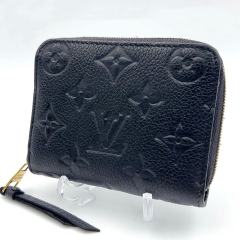 💝FuFu.Style ⟡.·* LV 黑色壓紋短夾