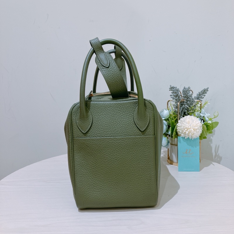 Hermès 愛馬仕 Lindy 30 TC 橄欖色肩背包Vert Veronese x GHW #Square Q CO.11-2