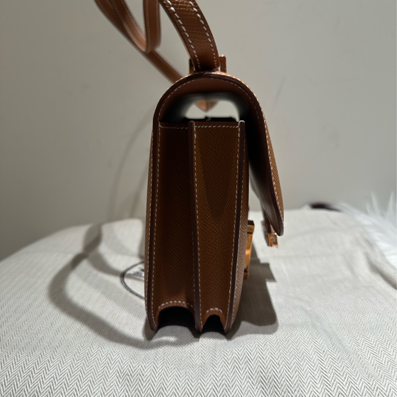 Hermes Constance III MINI 金棕37 gold 金扣 Epsom-9