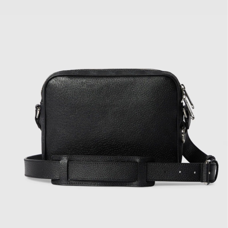 GUCCI Blend肩背包 9成新 有購證 2024/12購買 GG SUPREME SMALL CROSSBODY BAG Gucci 斜背包 男生 皮革-10