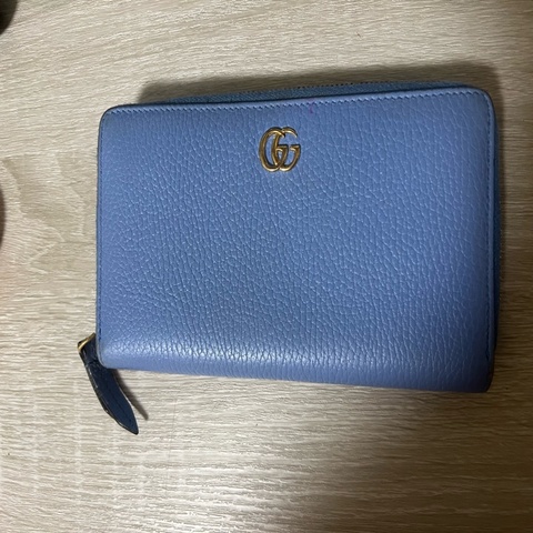 GUCCI 藍色長夾