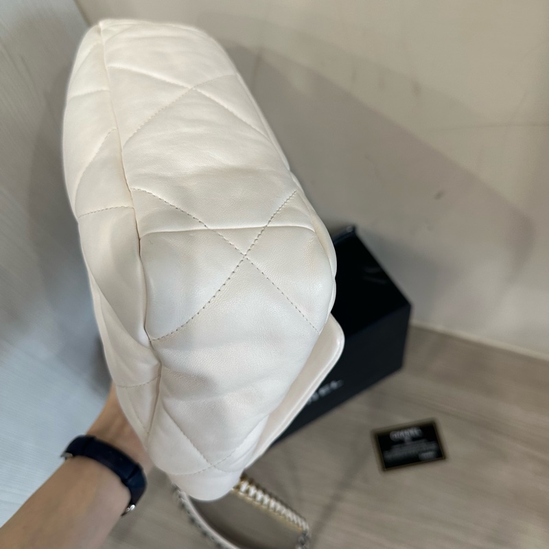 99新🌟五金帶膜🈶️購證❤️ 香奈兒 #19bag #小號 #白金 #白雪公主 🔥-11