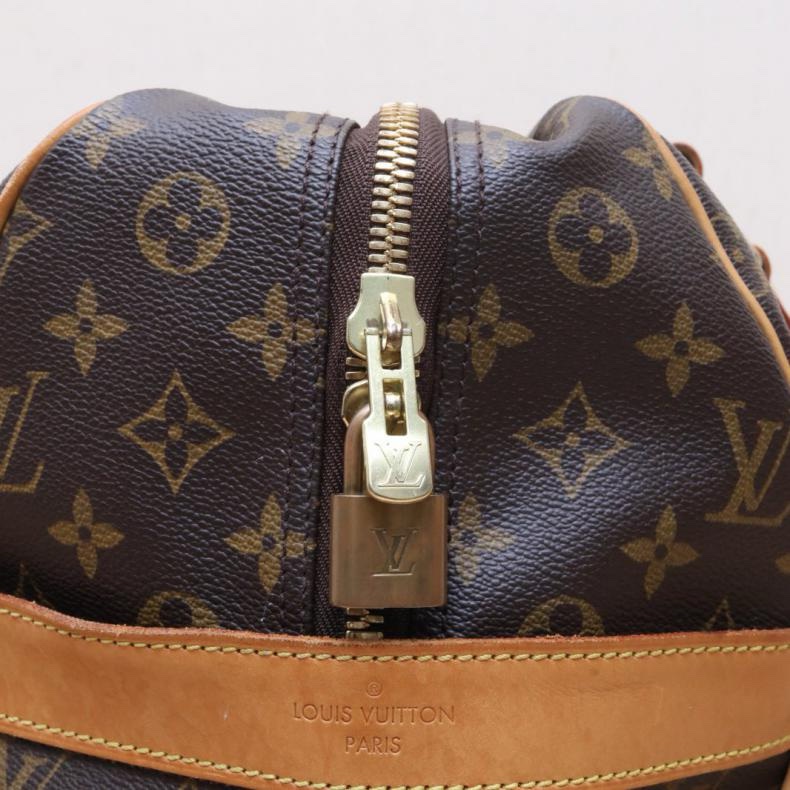 LOUIS VUITTON(路易威登) 老花 PVC 2008 Keepall 40 手提包-5