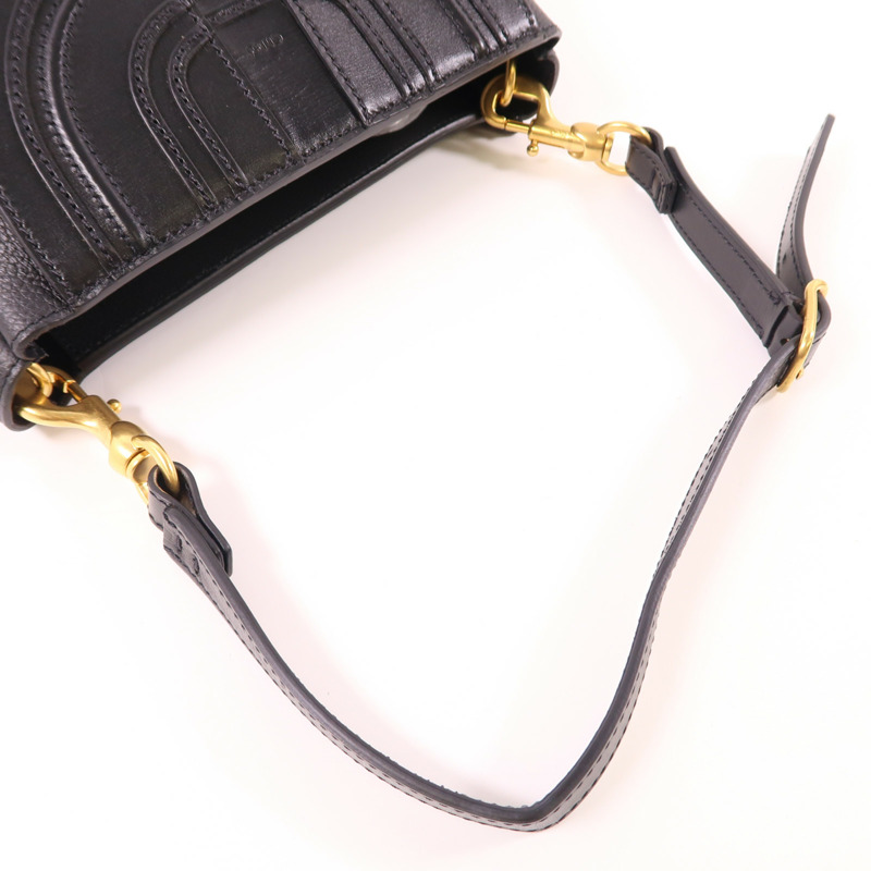 Chloe 牛皮皮革Hobo Bag金扣肩背袋-4