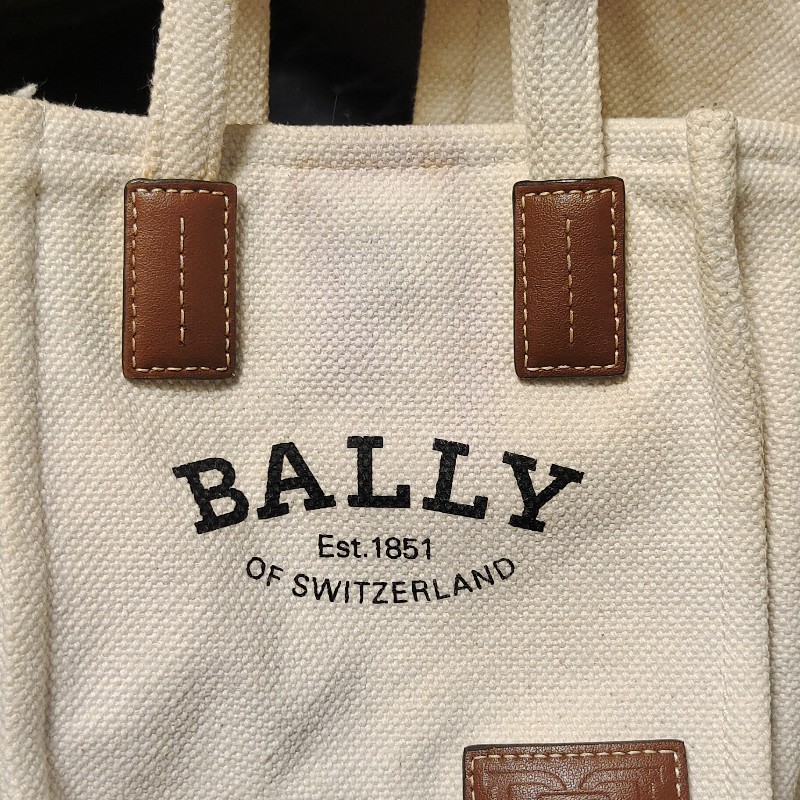 BALLY帆布托特包斜肩包-5