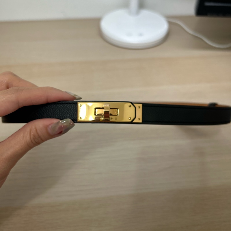 愛馬仕經典Kelly belt-0