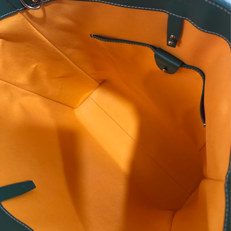 GOYARD 綠滿版PVC直式大手提包 超划算-14