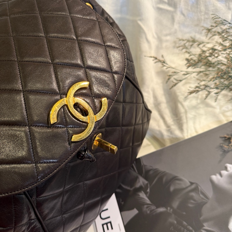 香奈兒Chanel Vintage 後背包 (大)-2