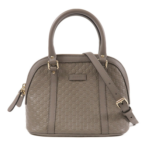 GUCCI 牛皮皮革Micro Guccissima金扣手挽肩背兩用袋
