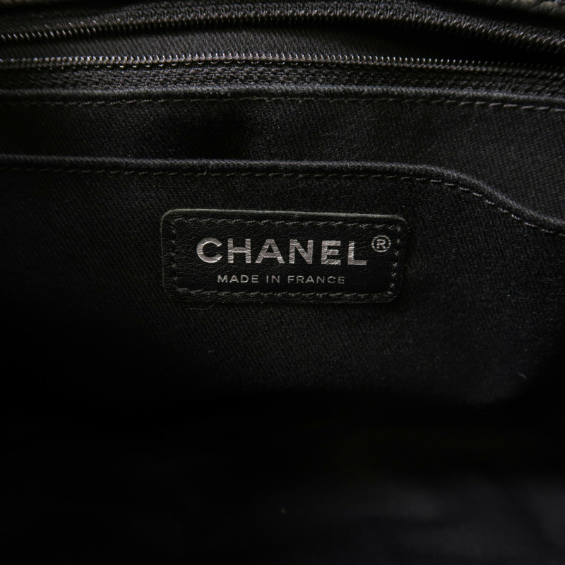 CHANEL 牛皮皮革Shoulder Bag銀扣鏈帶肩背袋-11