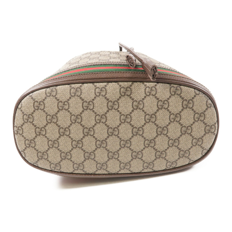 GUCCI 塗層帆布Shoulder Bag金扣肩背袋-4