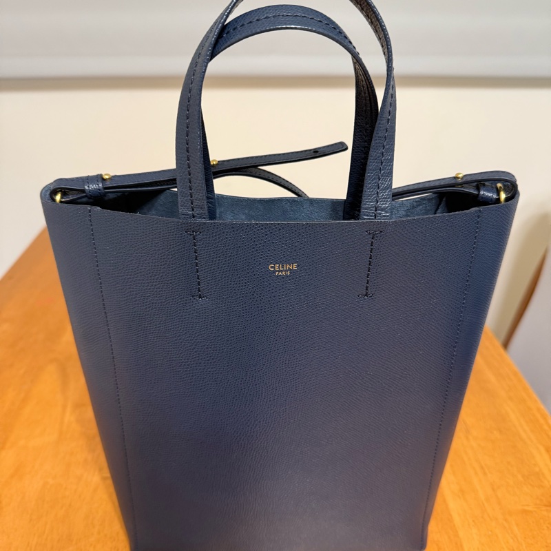 【Celine】Small Vertical Cabas(深藍色)-0