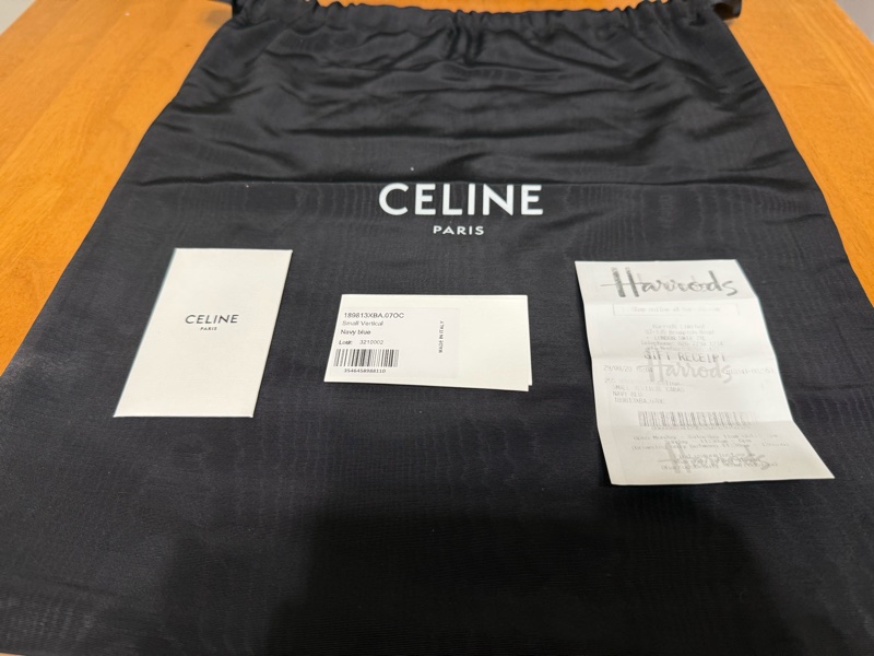 【Celine】Small Vertical Cabas(深藍色)-7
