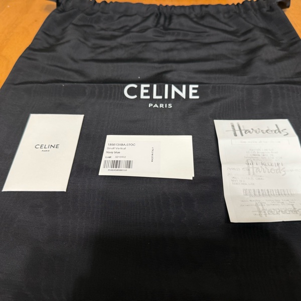【Celine】Small Vertical Cabas(深藍色)-17