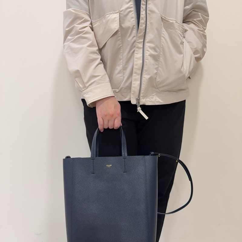 【Celine】Small Vertical Cabas(深藍色)-9