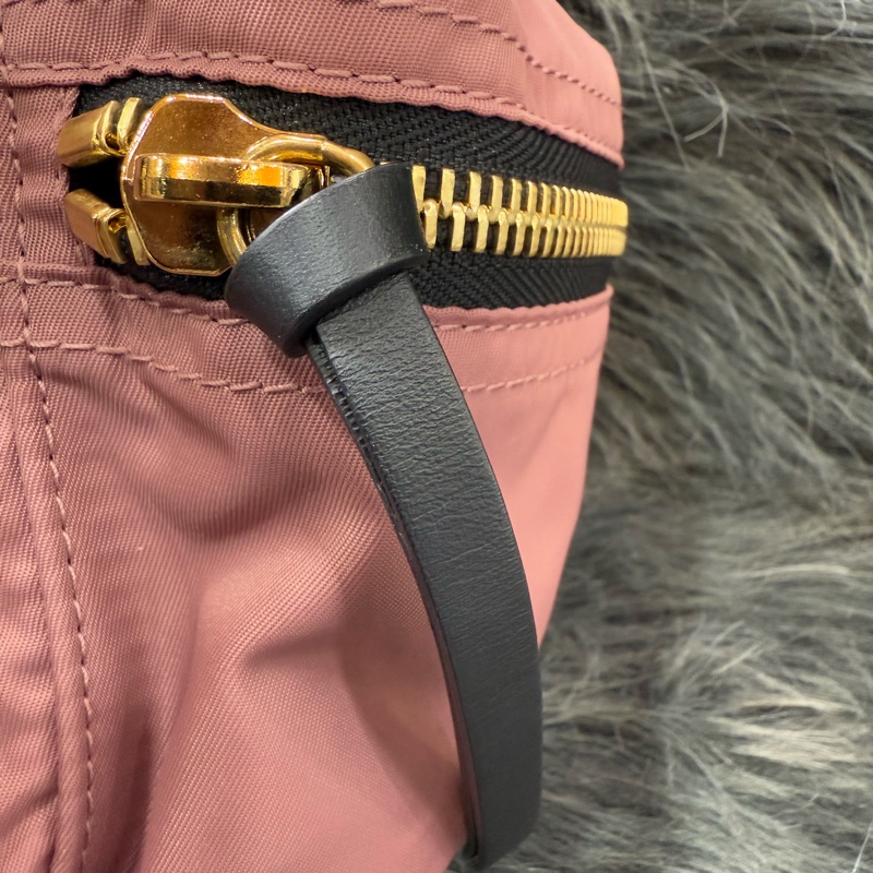 BURBERRY the RUCKSACK 梅粉色 尼龍 金鍊 中款 背包 後背包 束口包-12