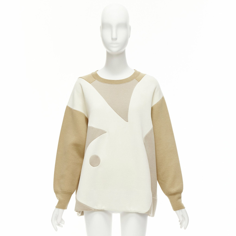 rare MARC JACOBS Playboy 2014 cream bunny beige boxy pullover sweatshirt S-8