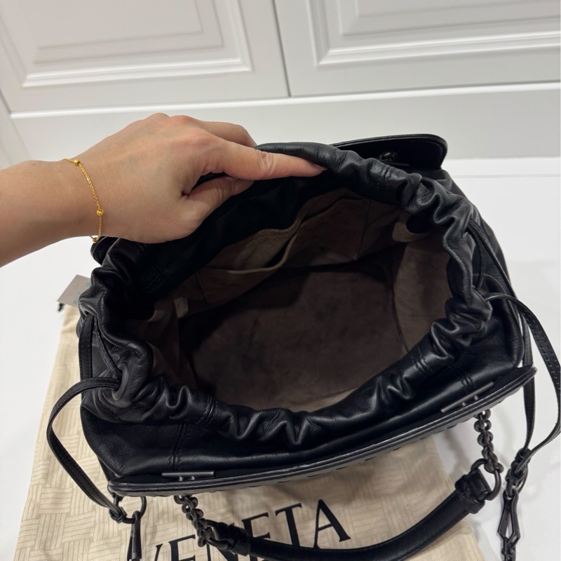 Bottega Veneta Intrecciato bv 黑色 編織 兩用式 手提包 肩背包 側背包 斜背包-13