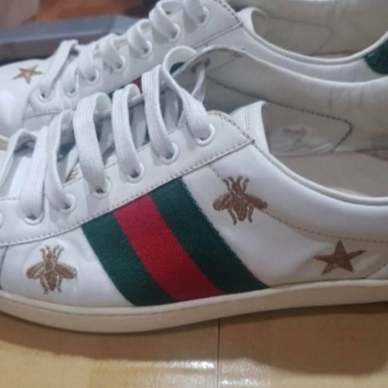 Gucci Ace Embroidered''Bees and Stars''US:10-4