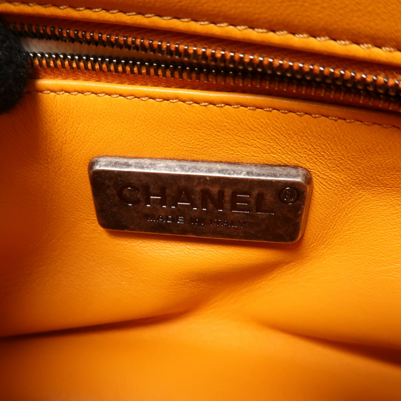 CHANEL 蛇皮皮革Coco Handle Small手挽肩背兩用袋-5