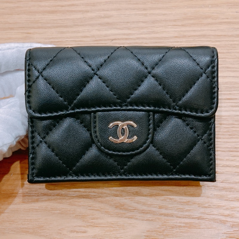 TW4227 Chanel香奈兒短款三摺疊錢包 Classic Small Flap Wallet 羊皮-6