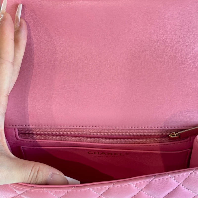 Chanel 玫瑰粉色handle minicoco 20-5