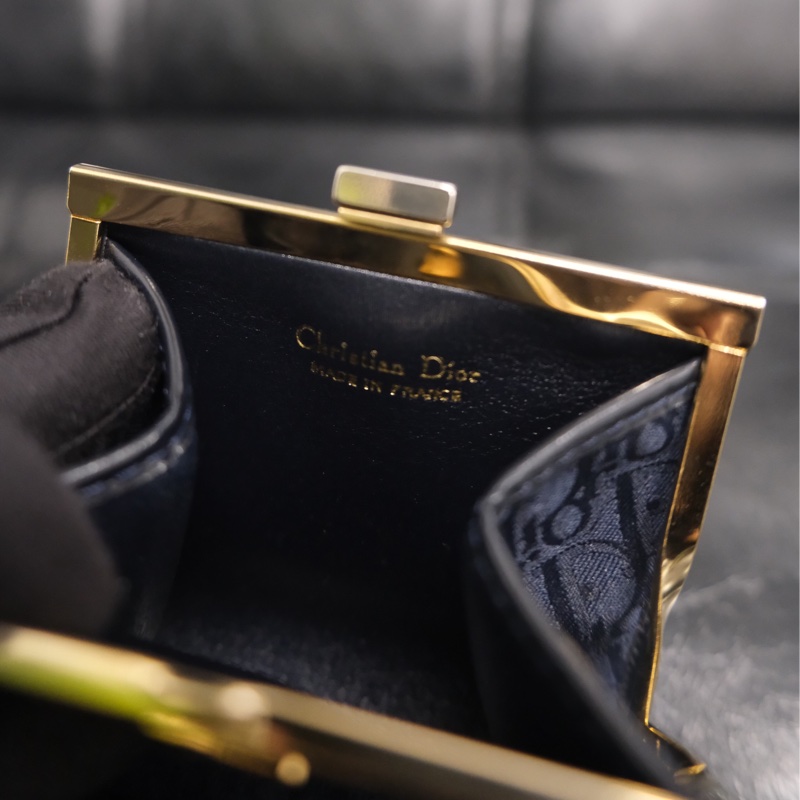 Dior Monogram Vintage Coin Case 迪奧中古暗花零錢包/卡包-14